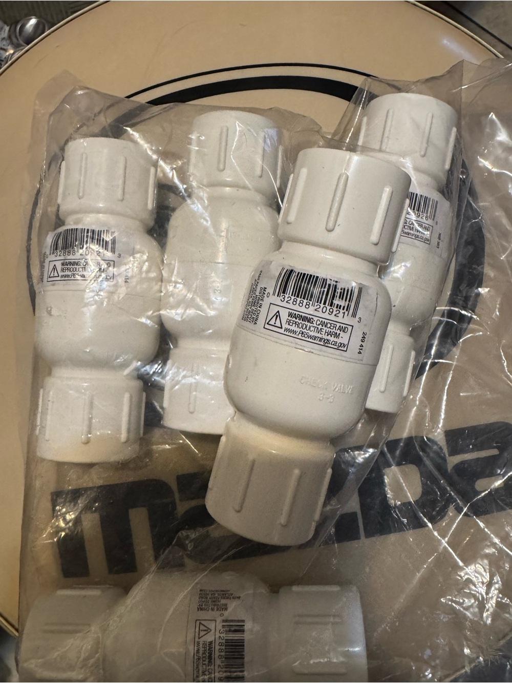 White Check Valve